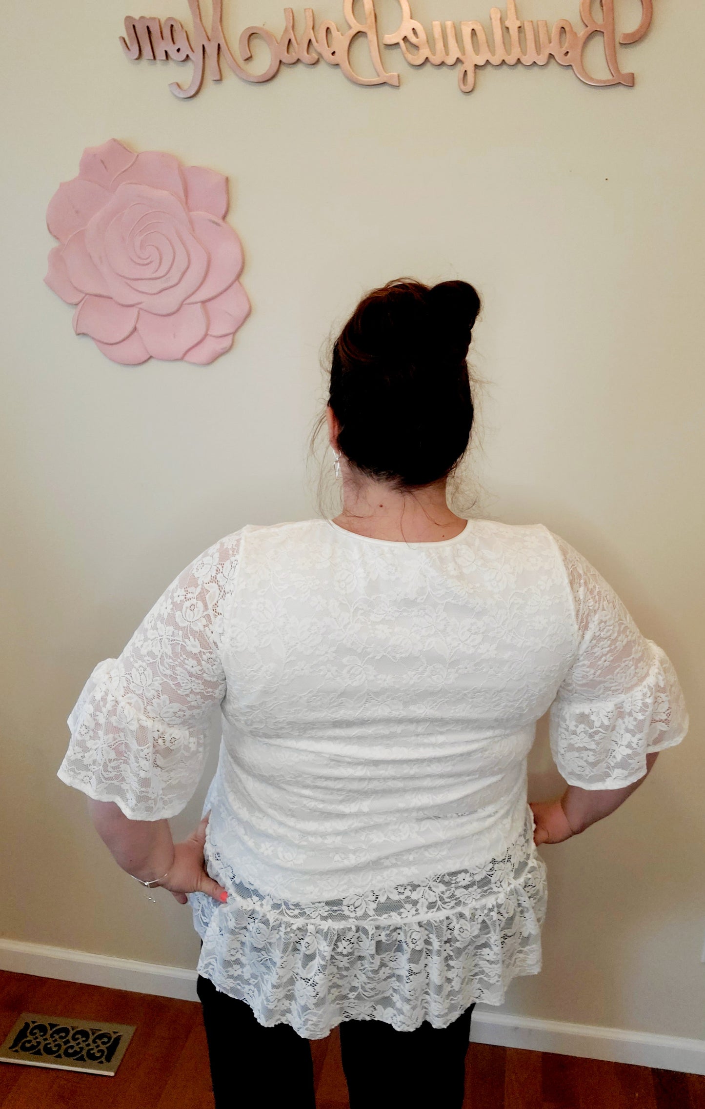 Sweetheart White Lace Top