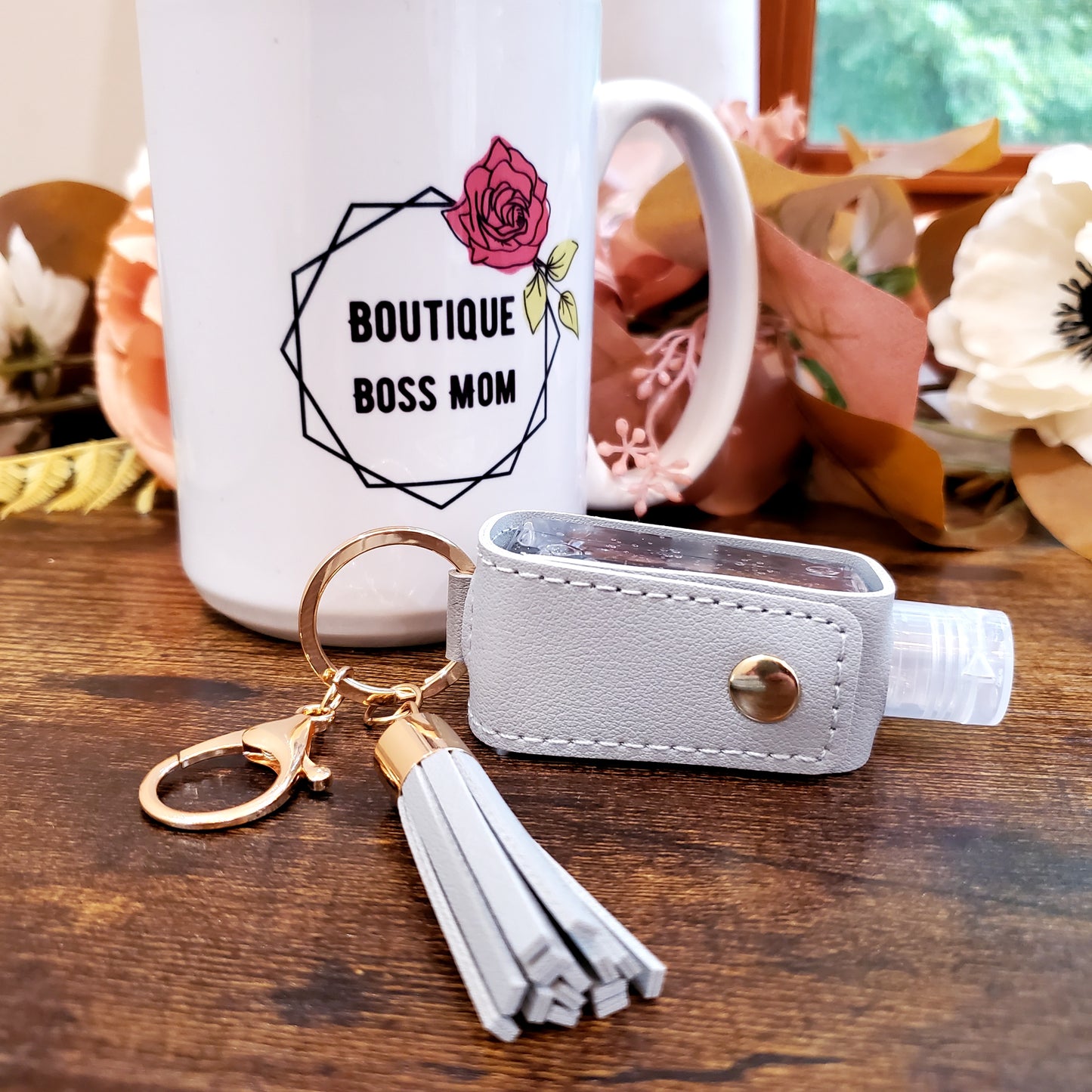 Hand-sanitizer Office Boss Keychains