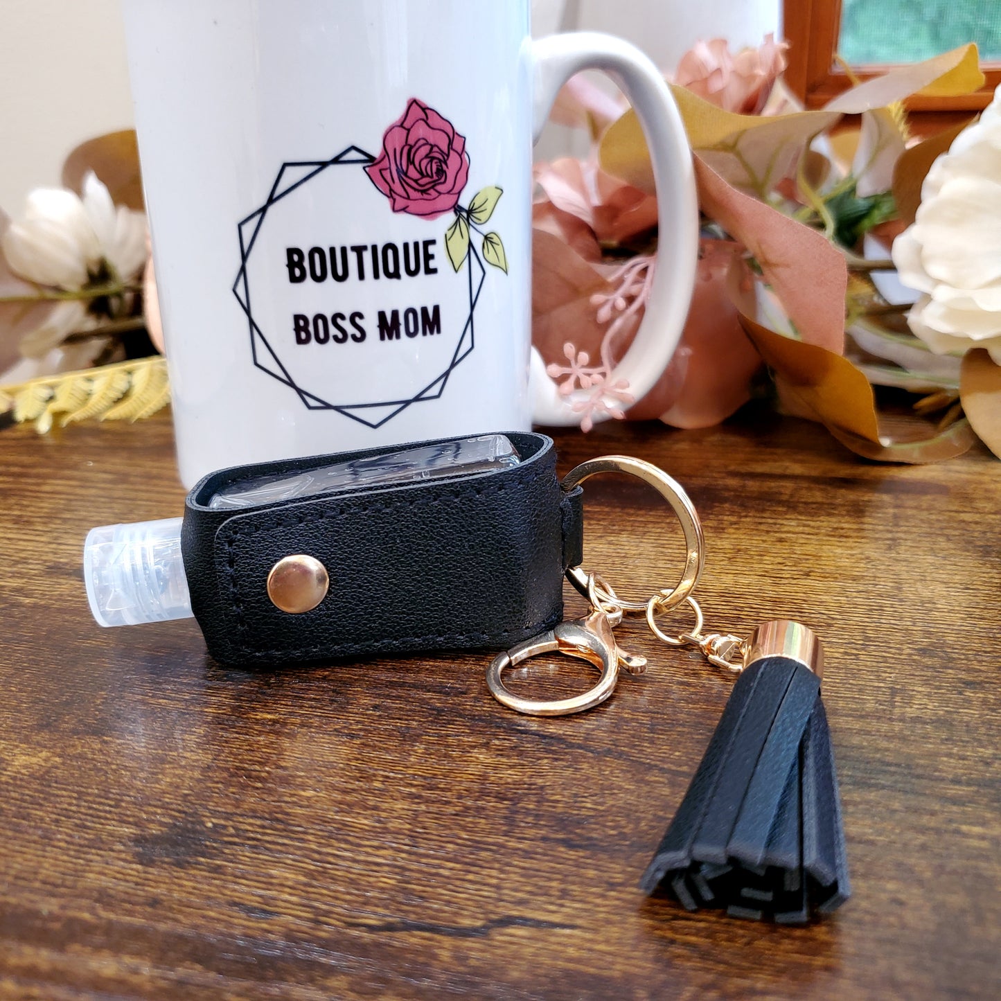 Hand-sanitizer Office Boss Keychains