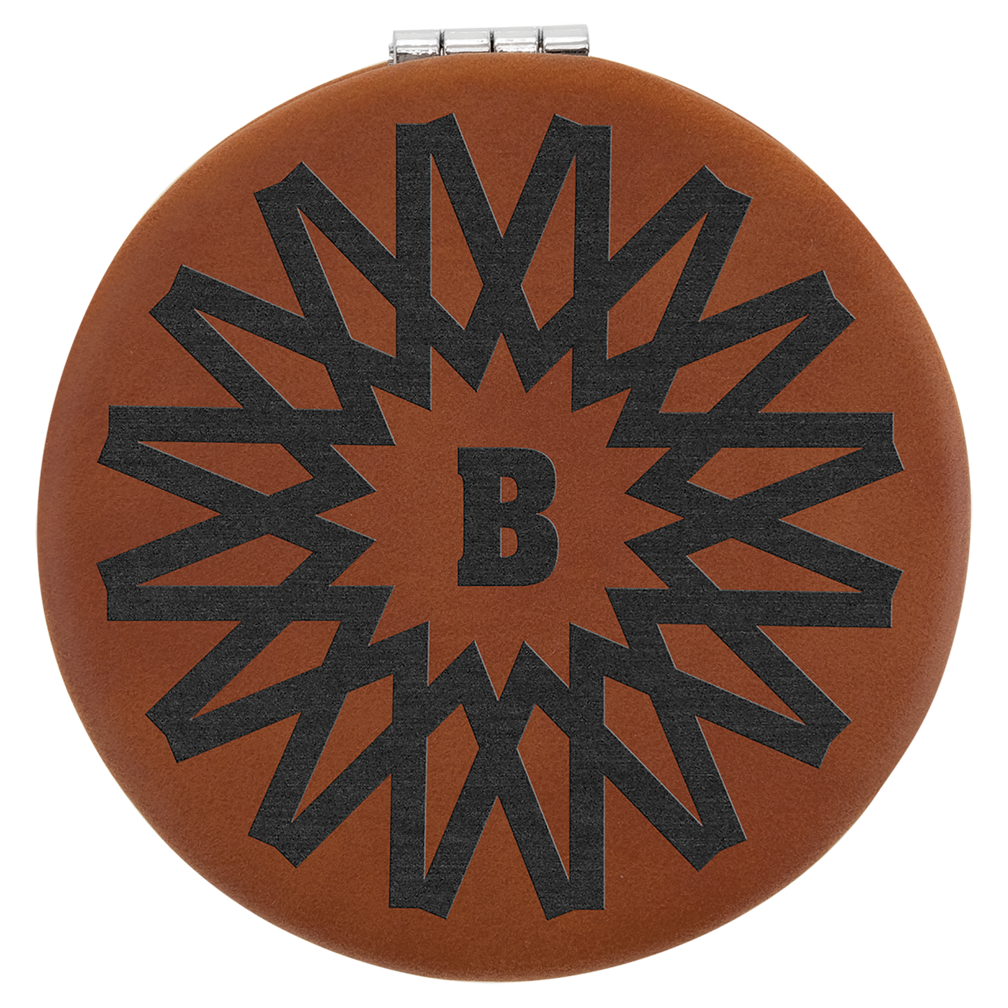 Personalized Leatherette Compact Mirrors