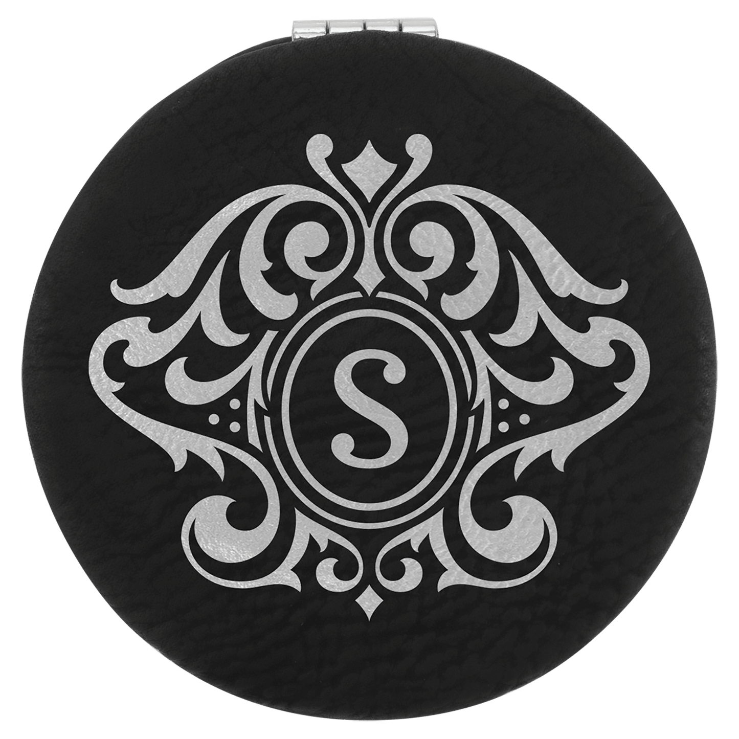 Personalized Leatherette Compact Mirrors