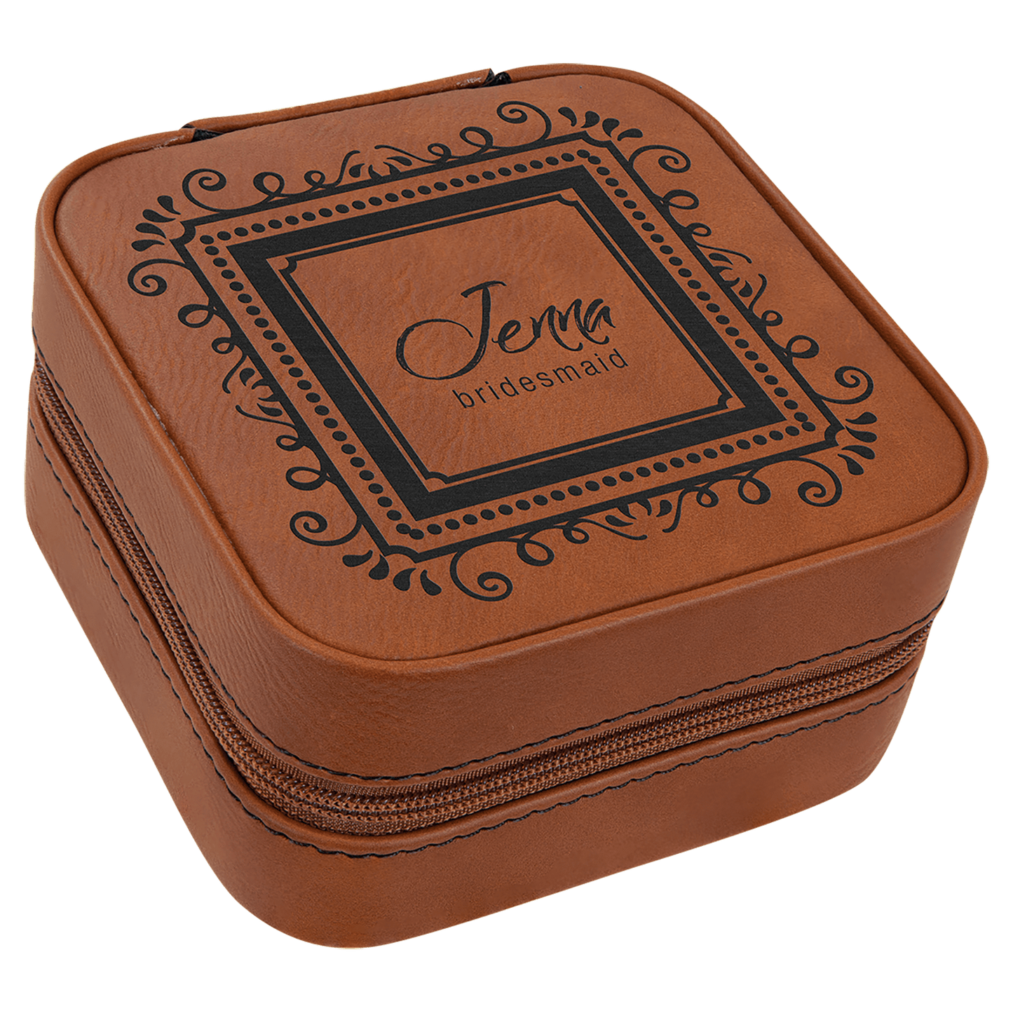 Personalized Leatherette Jewelry Boxes