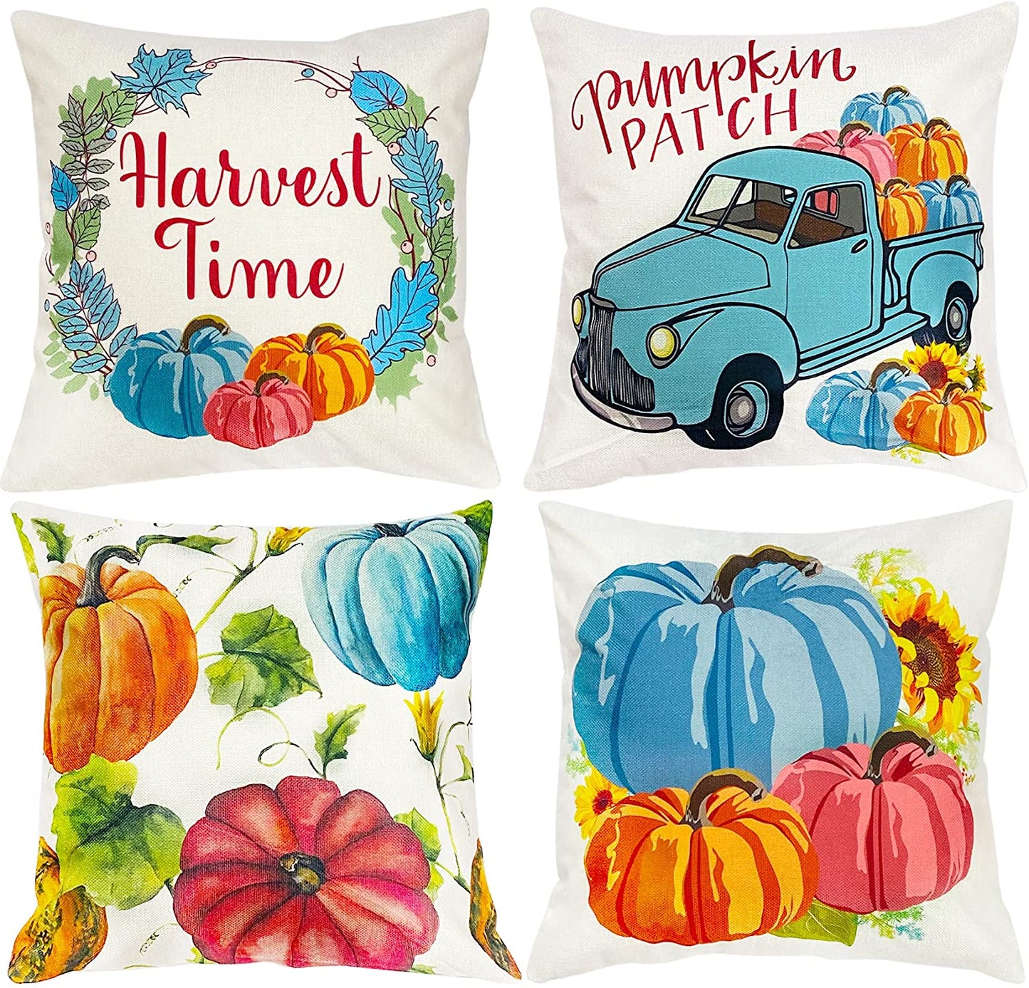 Holiday Decor - Throw Pillow Covers 18" x 18"