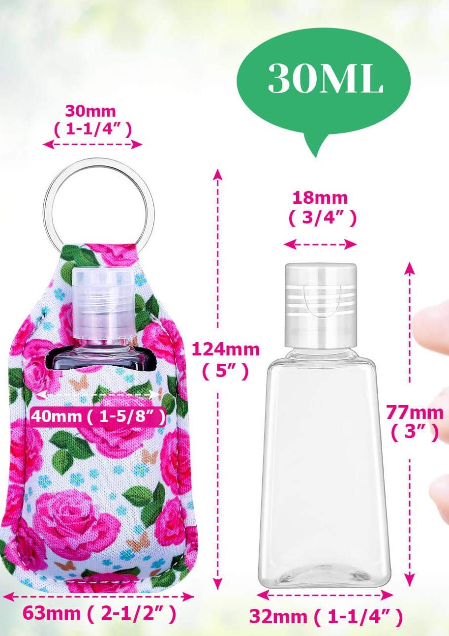 Hand-sanitizer Keychains Neoprene