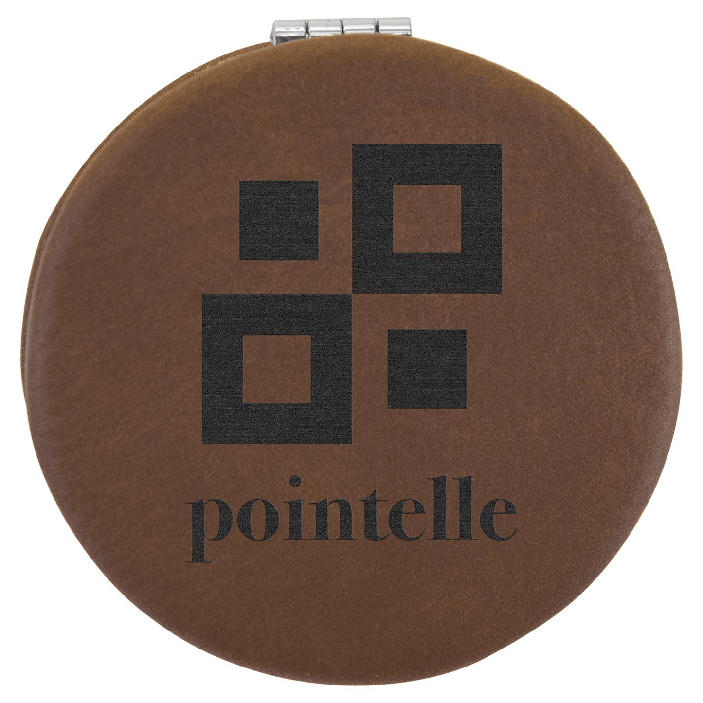 Personalized Leatherette Compact Mirrors