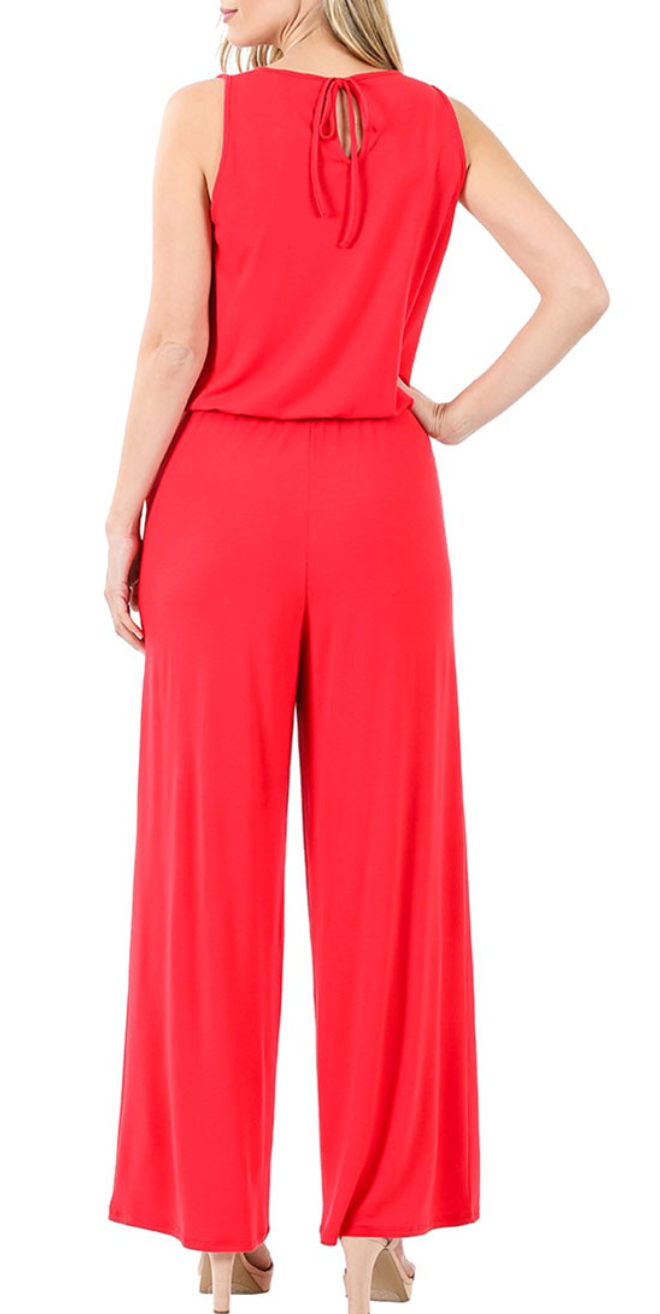 Saucy Sleeveless Jumpsuit