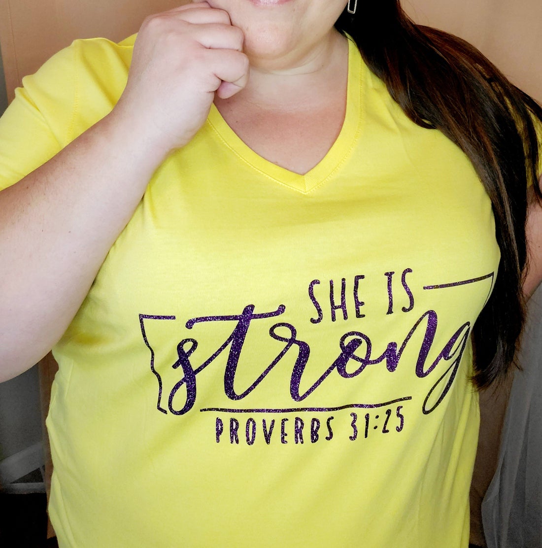 Custom Shirt - She is Strong *Final Sale*