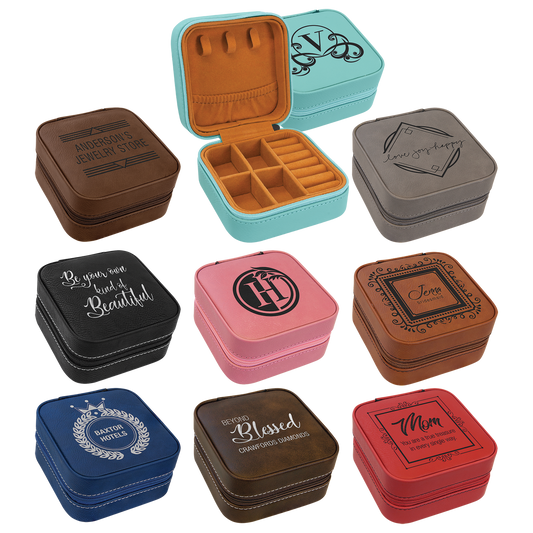 Personalized Leatherette Jewelry Boxes