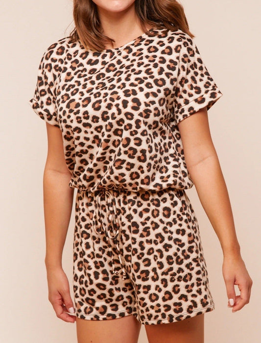 Leopard Romper