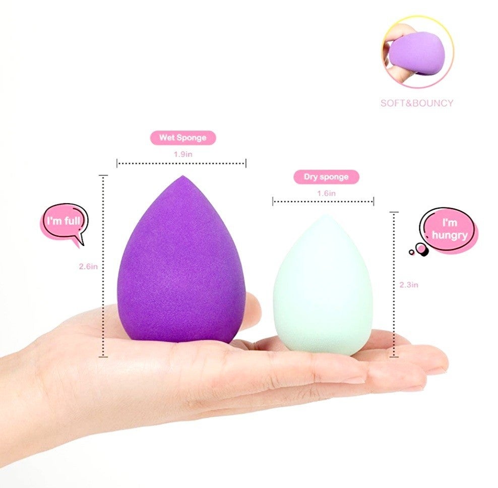 Vegan Makeup Blending Sponge (2pk)